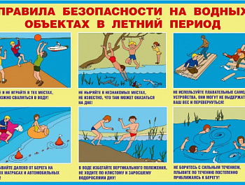 ПАМЯТКА О БЕЗОПАСНОСТИ НА ВОДОЁМАХ В ЛЕТНИЙ ПЕРИОД ОСНОВНЫЕ ПРАВИЛА БЕЗОПАСНОГО ПОВЕДЕНИЯ НА ВОДЕ.